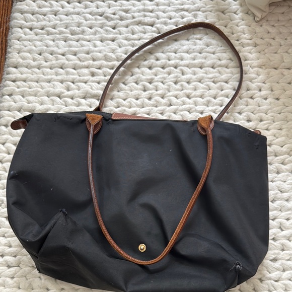 Black and Brown Tote Bag - Picture 2 of 2